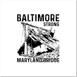 Baltimore-Strong-Maryland-Bridge-vintage Posters and Art